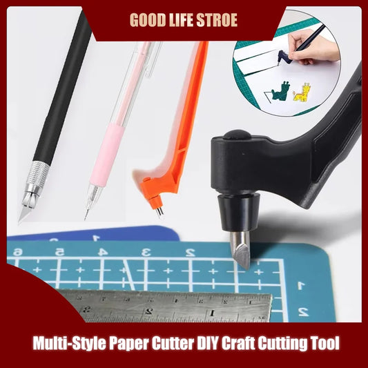 Multi-Style Scrapbooking Material Cutting Tool Gift Paper Cutter Pen Diy Cutting Knife Cutter Pen Craft Scrapbooking Tools